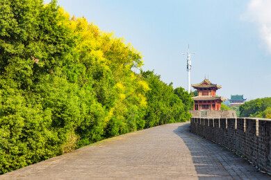 赣州市宋城公园宋城墙涌金门