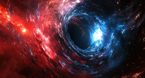 红色抽象背景的全帧拍摄