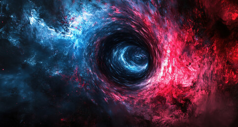 红色抽象背景的全帧拍摄