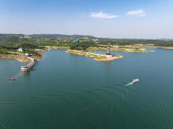 河南省南阳市淅川县丹江大观苑航拍图片