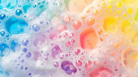 梦幻清新肥皂泡沫系列背景