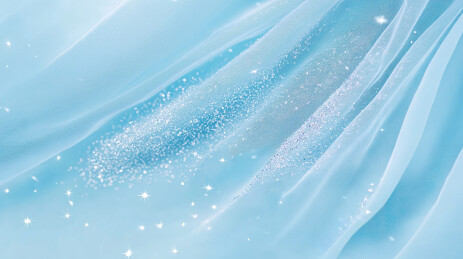 蓝色的华丽纱帘背景图