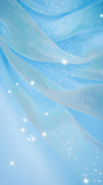 蓝色的华丽纱帘背景图