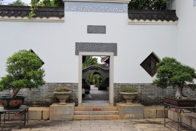 惠州西湖丰渚园建筑景观