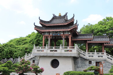 惠州西湖丰渚园建筑景观
