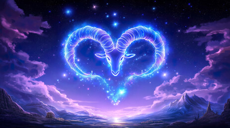 奇幻夜空中的星座