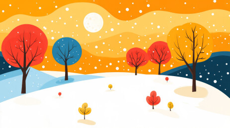 雪景场景主题