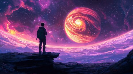 超现实宇宙空间星球背景