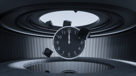 时间钟表光阴流逝创意空镜