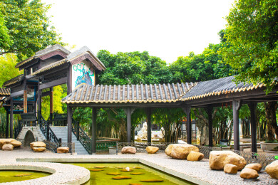 广东省广州番禺宝墨园长廊