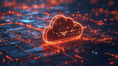 云计算高科技芯片背景