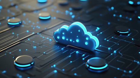 云计算高科技芯片背景