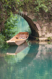 中国贵州省黔南荔波小七孔风景区