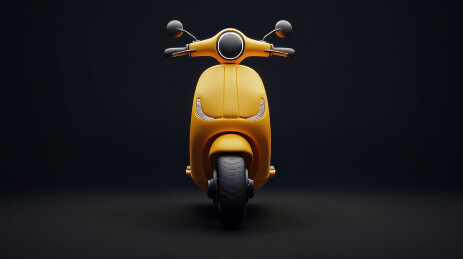 3D电动摩托车插图