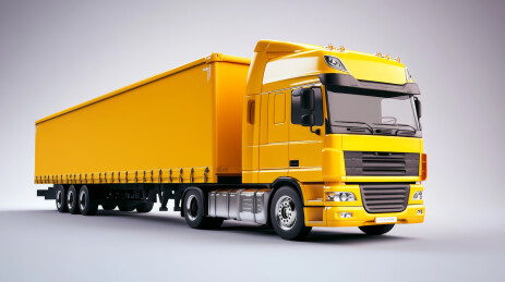 3D货车运输插图