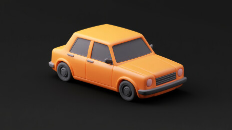 3D轿车插图