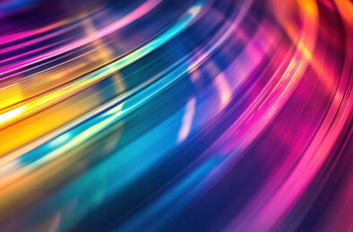 彩色背景下的彩色光线