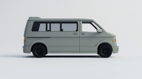 3D商务汽车MPV插图