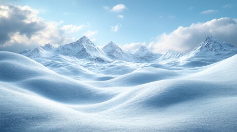 3d雪山场景