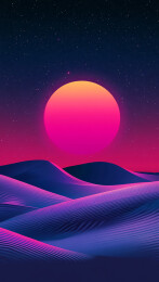 沙漠里的月亮