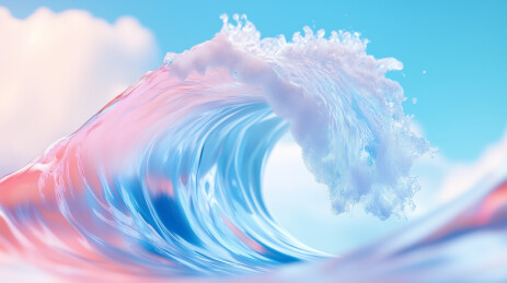 海浪背景