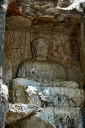中国浙江杭州灵隐寺飞来峰造像