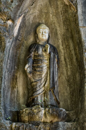 中国浙江杭州灵隐寺飞来峰造像
