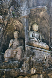 中国浙江杭州灵隐寺飞来峰造像