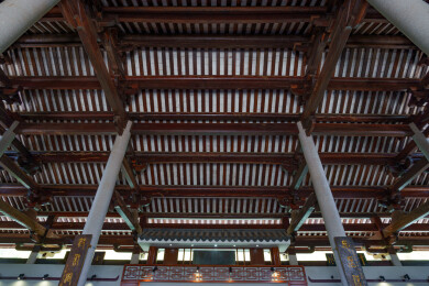 南宁孔庙博物馆明伦堂传统中式老建筑屋顶