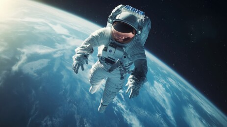 AICG 太空探索航天员在宇宙遨游