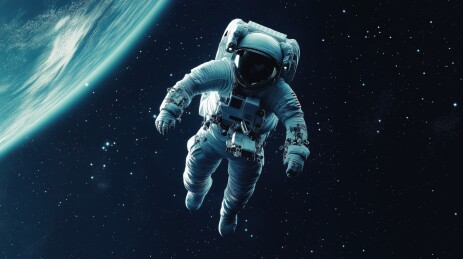 AICG 太空探索航天员在宇宙遨游