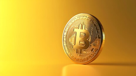 金色的金币投资概念三维渲染