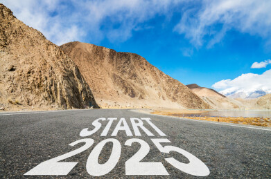 2025新年跨年开始中国新疆公路背景