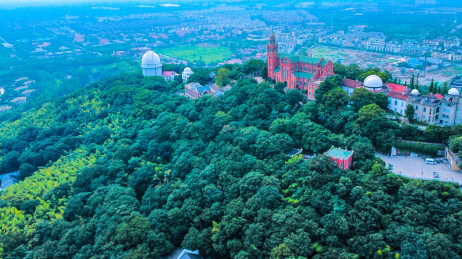 上海市佘山-航拍佘山