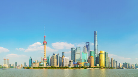 上海浦东天际线