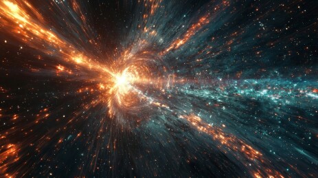 星爆效果的宇宙震撼
