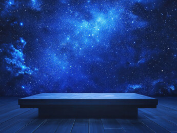 夜晚星空自然风光背景图