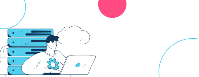 商务网络安全人物扁平矢量概念运营手绘插画