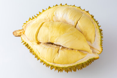 一个果肉饱满的泰国金枕榴莲