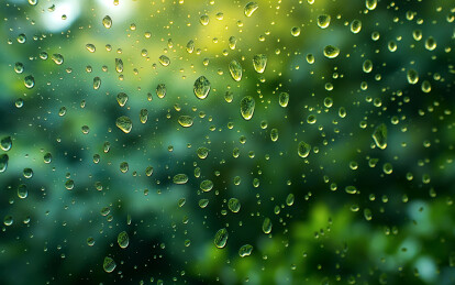 玻璃上洒满水珠背景