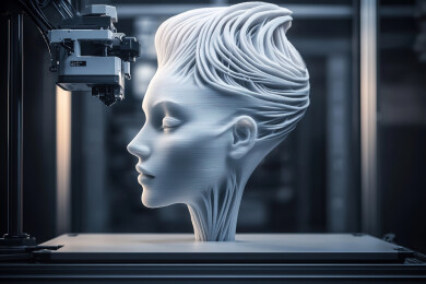 未来科技3D打印机打印机器人场景