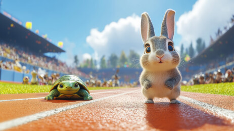 龟兔赛跑的寓言故事