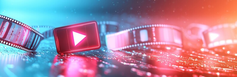 电视视频自媒体时代网络设备多媒体3D插图