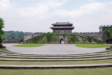 江苏扬州市宋夹城景区考古遗址公园城墙