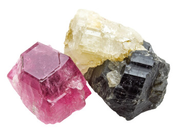 电气石矿物宝石天然原石素材