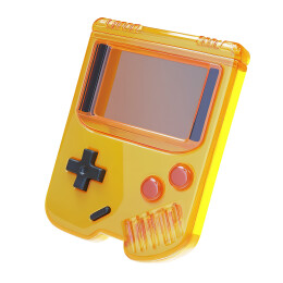 白色背景上的黄色玩具特写镜头