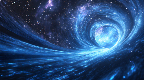 时空漩涡深邃星空通道