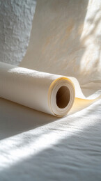 纸张卷起的光影效果.