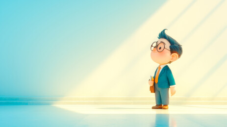 卡通风商务人物角色设计.