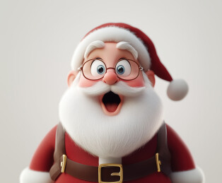 圣诞节老人插画